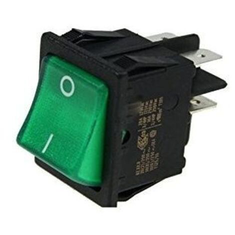 Interrupteur vert 230 v pour Réfrigérateur DOMETIC 2926274107 (1/2)
