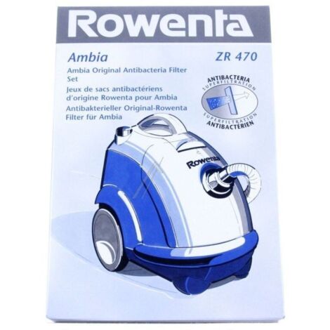 SACHET DE SACS AMBIA ROWENTA (x6) POUR ASPIRATEUR ROWENTA (1/2)