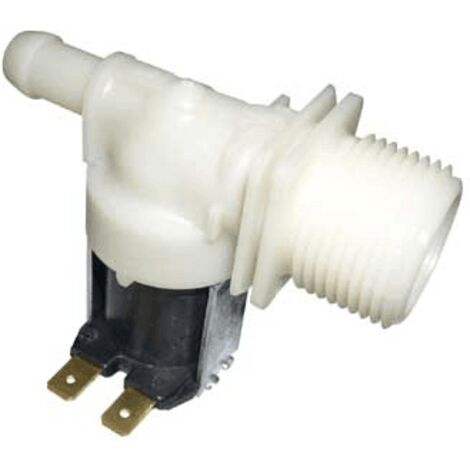 ELECTROVANNE 1 VOIE 180 O 12 M/M POUR LAVE LINGE CANDY - 90422130 (1/5)
