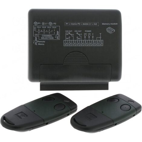 Kit CARDIN récepteur radio cardin rxm s449 + 2 Télécommandes S449 QZ2