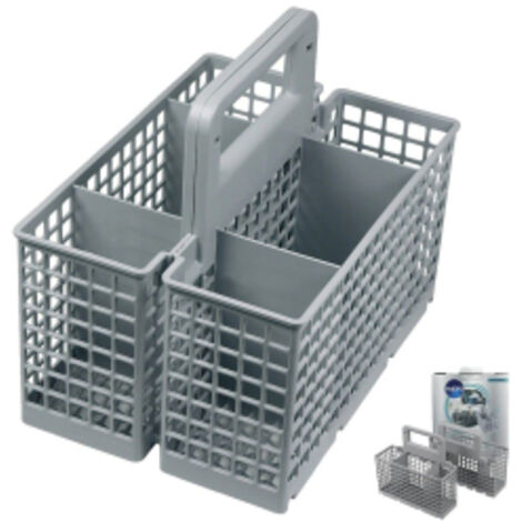 Panier à couverts universel 2 en 1 pour lave-vaisselle – Compatible avec Whirlpool, Bauknecht, Laden – Dimensions 23,5x16,4x20cm
