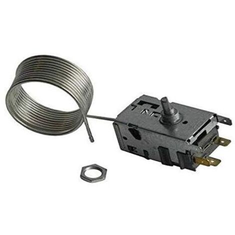 Thermostat K59-S1840 (3 term) d'origine (C00278636) Réfrigérateur, congélateur ARISTON HOTPOINT, INDESIT, SCHOLTES (1/2)