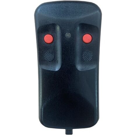 Télécommande émetteur mural 30.875 MHz – 2 boutons rouges – Alimentation 12V – Pour contrôle automatismes porte garage et portail – Allmatic - 30875Mhz (1/4)