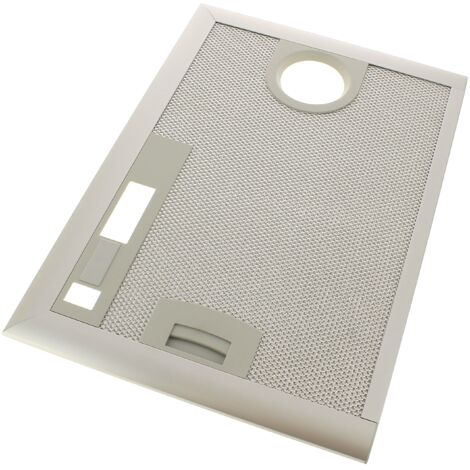 Filtre graisse metal 380x265 pour Hotte Bosch, Hotte Siemens, Hotte Neff, Hotte Gaggenau (1/2)