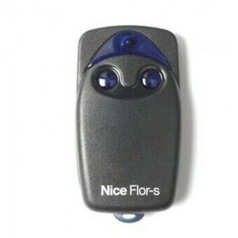 Nice – Télécommande émetteur mural 433.92 MHz – Programmation auto-apprentissage – Portée 150m – Alimentation pile 12V type 23A – IP40 - FLO 2 RS (1/2)