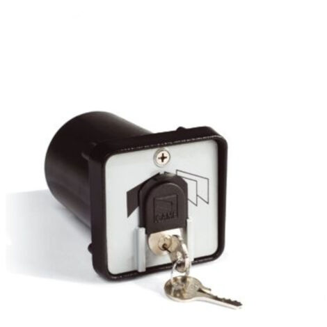 Sélecteur à clé à encastrer avec boîtier alliage aluminium CAME SET-K