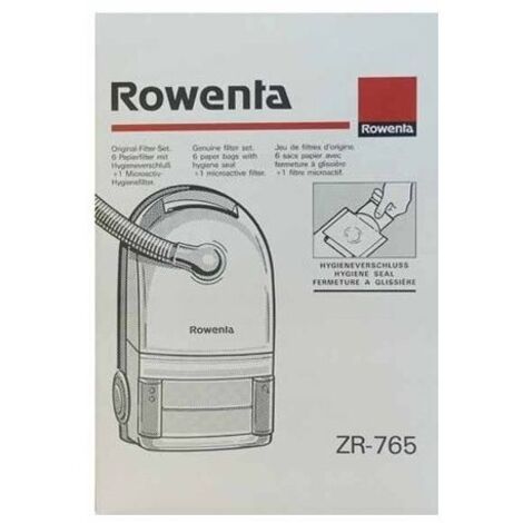 Lot de 10 sacs pour aspirateur – Compatible avec Rowenta – Sac en microfibre – Filtration optimale pour poussières fines