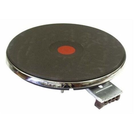 Plaque rapide 180mm 2000W 767362 – Collerette 8mm – Cadre inox pour table de cuisson – Compatible modèles C3656, F370, F7450
