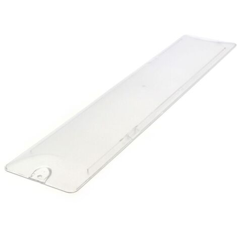 Cache de lampe 32,5cm x 6,5cm pour hotte FAGOR BRANDT – Pièce détachée – Verre trempé – Résistant à la chaleur – Broan