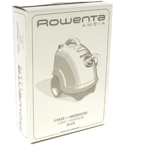 Sacs aspirateur zr470 ambia par 6 pour Aspirateur Rowenta (1/2)