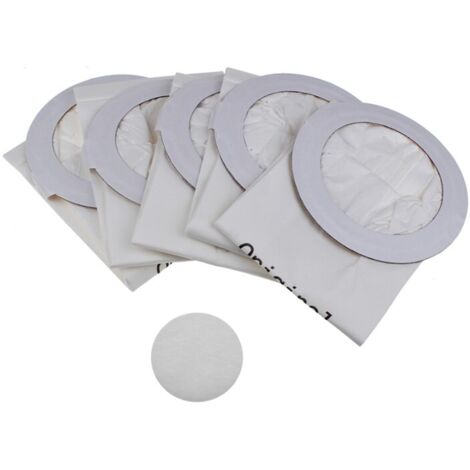 Lot de 5 sacs papier pour Aspirateur GD5, GD10 NILFISK 1471098500 (1/4)