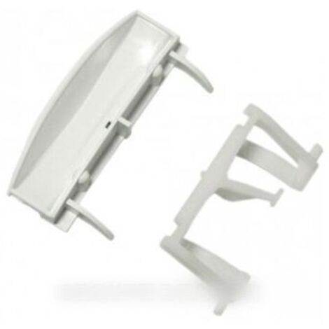 POIGNEE D'OUVERTURE BLANCHE LV4 BRANDT POUR LAVE VAISSELLE FAGOR BRANDT VEDETTE SAUTER DE-DIETRICH (1/4)
