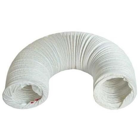 Tuyau d'évacuation d'air pour sèche-linge 82 mm – Longueur 2,5 m – Compatible avec divers modèles – Évacuation efficace de l'air chaud - OE82MM