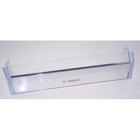 Bosch – Balconnet transparent pour réfrigérateur – Largeur 57,2 cm – Hauteur 9,9 cm – Profondeur 12,1 cm – Pièce détachée compatible