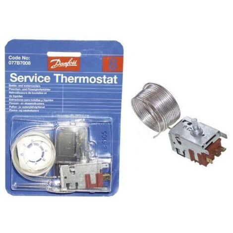 Danfoss – Thermostat universel pour refroidissement de bouteilles et liquides – Contrôle précis de la température – Compatible caves à vin - DANFOSS-8