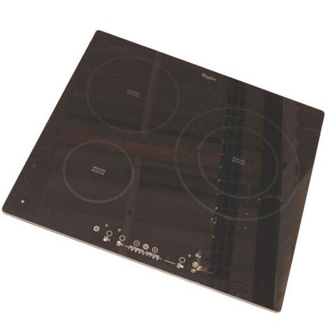 Dessus en verre vitro pour plaque de cuisson – Compatible modèles WHIRLPOOL ACM787/NE, ACM831/NE – Installation facile et ajustement parfait - C00443731