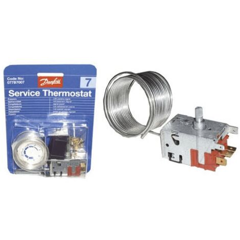 THERMOSTAT DANFOSS N° 7 - 077B7007 POUR CONGELATEUR BRANDT - AS0003933 (1/3)