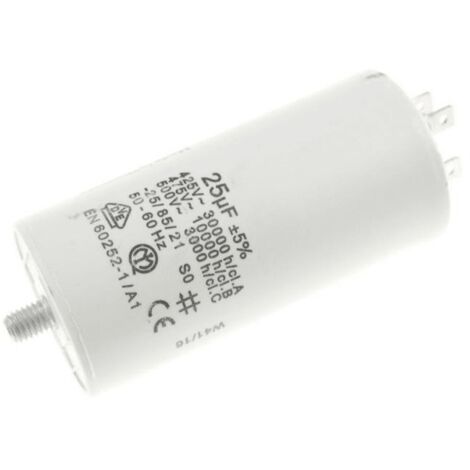 CONDENSATEUR 25UF POUR NETTOYEUR HAUTE-PRESSION   NILFISK ADVANCE - 128500636 (1/2)