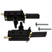 Jeu de 2 charbons moteur (52X5258, 00600883) Lave-linge CRYSTAL, BAUMATIC, ARISTON HOTPOINT, BOREAL, WESTPOINT , HARROW, ESSENTIEL B, GORENGE, PARIS-RHONE, DE DIETRICH, CLAYTON, EDESA, MORS, PISTO, SA