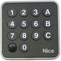Nice – Clavier électronique à code radio 13 touches – Alimentation sans fil – Portée 35-100m – Boîtier anti-vandale – EDSWG