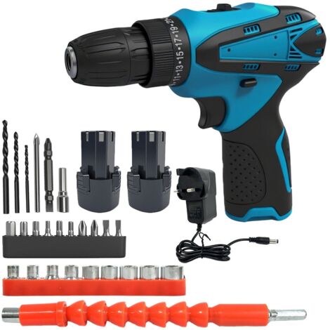 Taladro inalámbrico, destornillador inalámbrico de 12 V, minitaladro y destornillador recargables, pequeñas herramientas de bricolaje