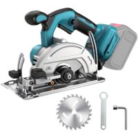 Sierra circular inalámbrica de 18 V – Profundidad de corte de 57 mm – Motor ligero para cortes precisos – Motor potente para cortes rápidos – Batería no incluida