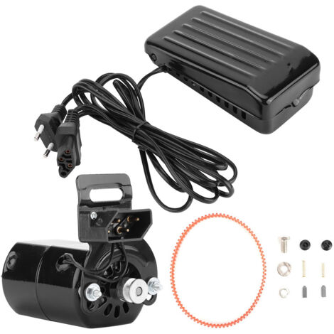 180-W-Nähmaschinenmotor mit Universal-Fußpedal – Ersatzteile (EU-Stecker 220 V)