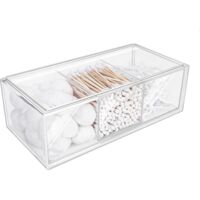 Transparenter Badezimmerschrank mit Spiegel und Aufbewahrungsbox für Make-up, Kosmetik und Lippenstift, Büroregal, Badezimmermöbel, Schubladenorganizer.