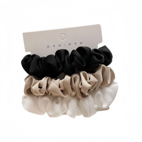 Eleganter Haarreifen aus hochwertigem synthetischem Satin, weich, (1/5)