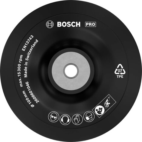 Bosch PRO Backing Pad souple 125 mm M10 souple - 2608601046