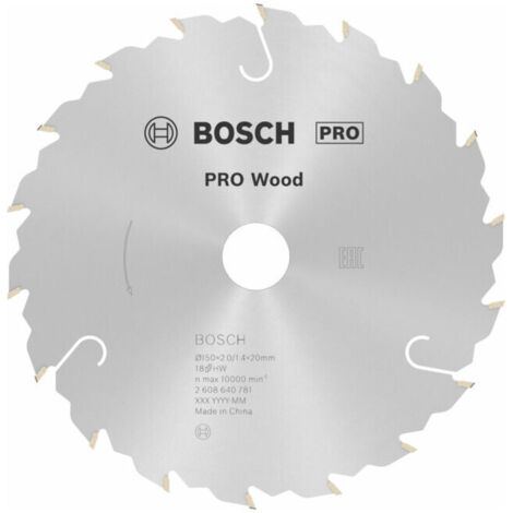 Lame de scie circulaire Bosch Speedline Bois 150 x 20 x 2,0 mm 18