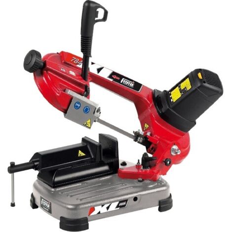 Femi – Scie à ruban métal 1200W – Capacité de coupe 120mm – Vitesse variable 30 à 80m/min – Tendeur de lame par friction – 784XL
