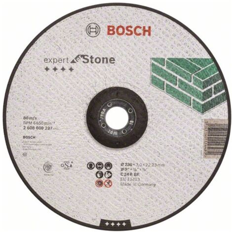2608600227 - Mola da taglio a centro depresso Expert for Stone C 24 R BF, 230 mm, 3,0 mm