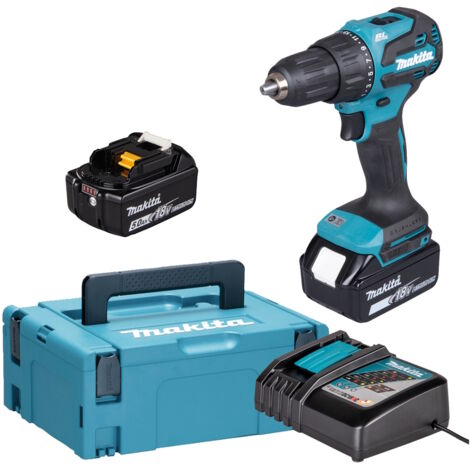 Makita DHP490RTJ Trapano a percussione 18V Brushless 65 Nm con due batterie 5,0 ah (1/5)