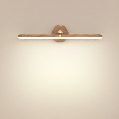 Lámpara de maquillaje LED magnética NICOLA, luz táctil para gabinete, luz de pared giratoria de 360°, luz marrón y blanca, 3 W