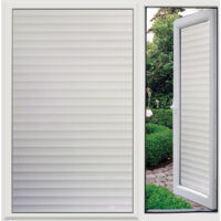 Pegatinas para persianas NICOLA, aislamiento térmico y protección UV, adsorción estática, no adhesiva, reutilizable, 40 cm x 2 m