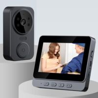 NICOLA Kabellose Video-Türklingel, Weitwinkel-Smart-Türklingel mit HD-Nachtsicht, 32-GB-Speicherkarte
