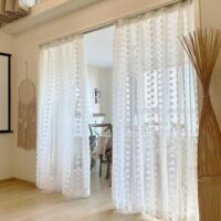 Set aus 2 dreidimensionalen Jacquard-Plüschvorhängen im amerikanischen Stil, Wohn- und Schlafzimmervorhänge, 140 x 215 cm