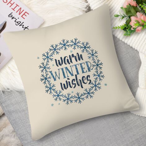 Coussin with flocons et boules, gnome (1/5)