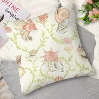 Coussin with méduse rétro, aquarelle
