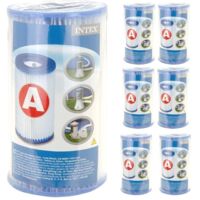 Paquete de 6 filtros de piscina Intex 29000, accesorios para el sistema de filtración Intex, aptos para piscinas 28270/28202/28120/28164/28232, etc.