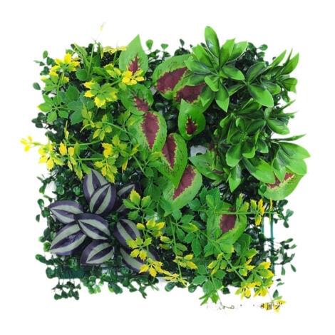 Fuleadture Artificial Green Wall, Effective Natural Decoration for Office, Playroom, Easy to Assemble Wall Panels, Ideal Office Decoration.