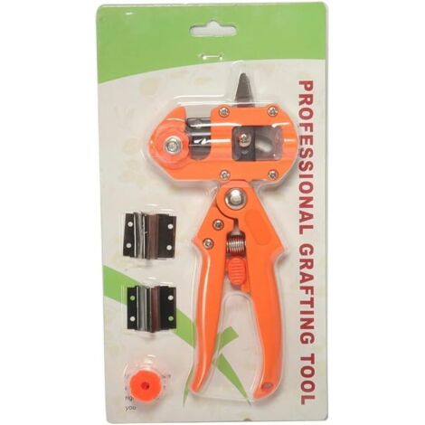 2-in-1 Professional Grafting Shears - Cutting and Grafting Tool for Fruit Trees with Interchangeable Blades, Garden Tool Set