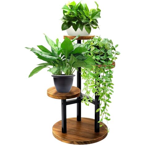 3-Tier Indoor Plant Stand – Corner Shelf for Flower Pots, Plant Holder for Living Room, Balcony or Office (1/5)