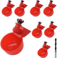 Kit abreuvoir automatique volaille 6 pièces – Nipple 9 mm pour poules, poulets, canards. Système distribution eau pour élevage.