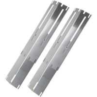 Pièce réglable pour gril à gaz - Plaque chaleur 34-53,3 cm - Diffuseur universel inox - Adaptée à la plupart des barbecues gaz