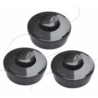 Tête débroussailleuse double fil nylon, M10×1,25 filetage gauche, 10000 tr/min, accessoire coupe jardin