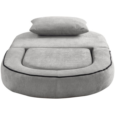 Compressed Sofa Bed Futon, Versatile Foldable Sleeper Chair with Pillow, Cozy Floor Couch, Convertible Mattress for Bedroom/Living Room/Guest/Office. (1/5)