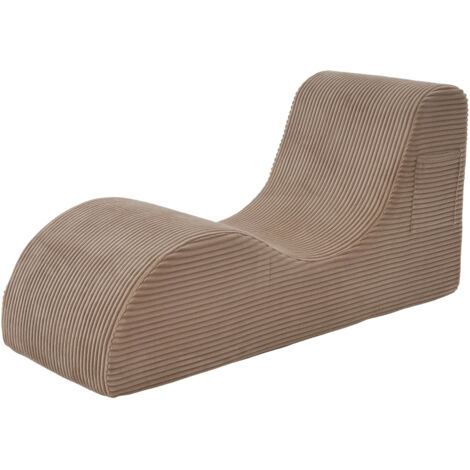 Moderner Freizeit-Sessel mit einzigartigem Design, ergonomisch geformt, aus hoch elastischem Kompressionsschaum. Abnehmbare Sitzauflage und Seitentasche für komfortables Sitzen im Alltag.khaki