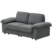 FX-P20EU-GY1 (SOFA 8813-20)Modernes graues Sofa mit verstecktem Stauraum – Bequeme Polsterung & pflegeleichtes Design